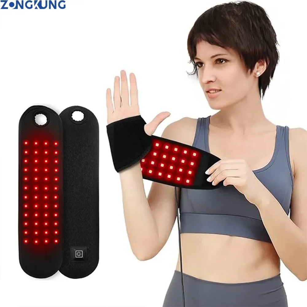 ZONGKUNG Finger Joint Red Light Treatment Device,Red Light Hot Compress Physiotherapy Hand Rehabilitation Device To Relieve Pain