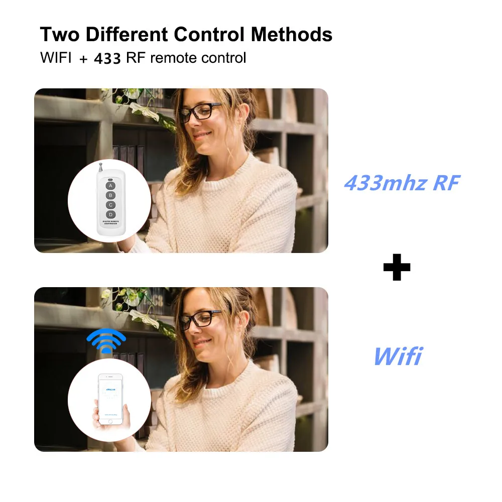 Receptor Módulo Interruptor de Relé, Tuya Smart