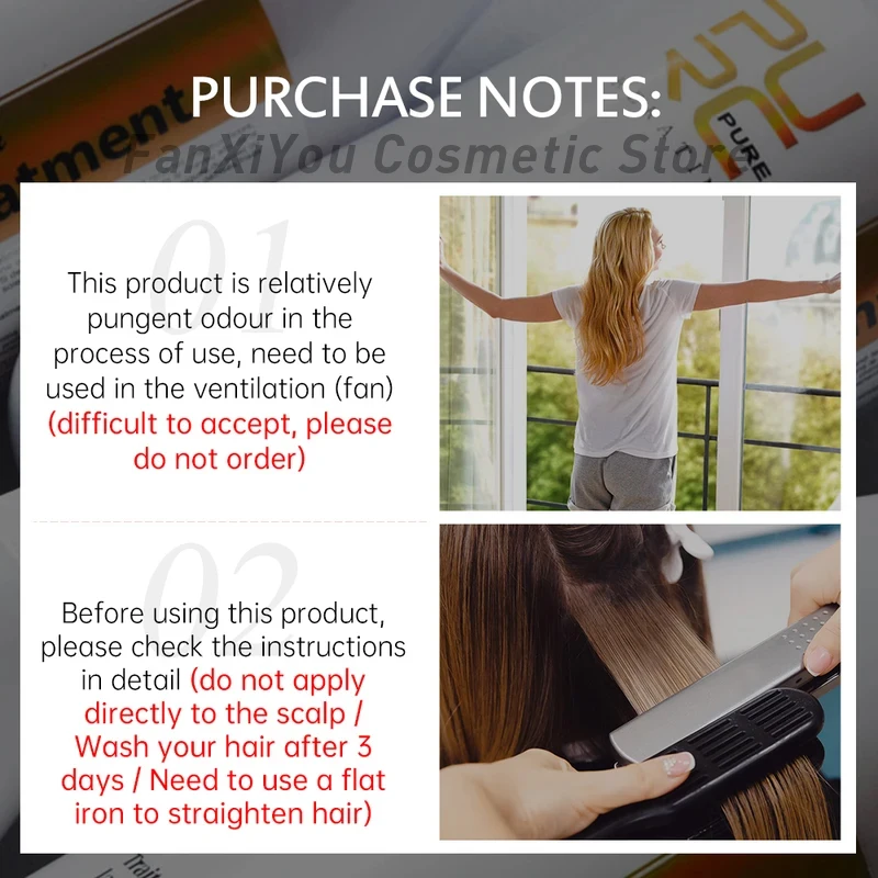 1000ml Brazilian Keratin Hair Straightening Shampoo For Curly Frizzy Smooth Treatment Wholesale Keratin Hair Care Products PURC 6