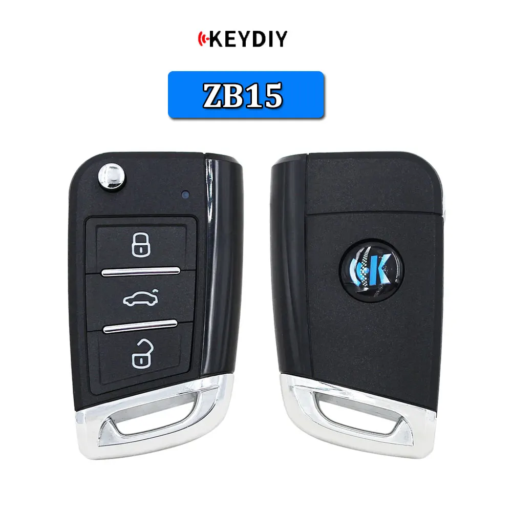 KEYDIY ZB15 llave inteligente Universal serie ZB llave remota de coche para KD-X2 KD KD-MAX reemplazo de estilo MQB apto para más de 2000 modelos