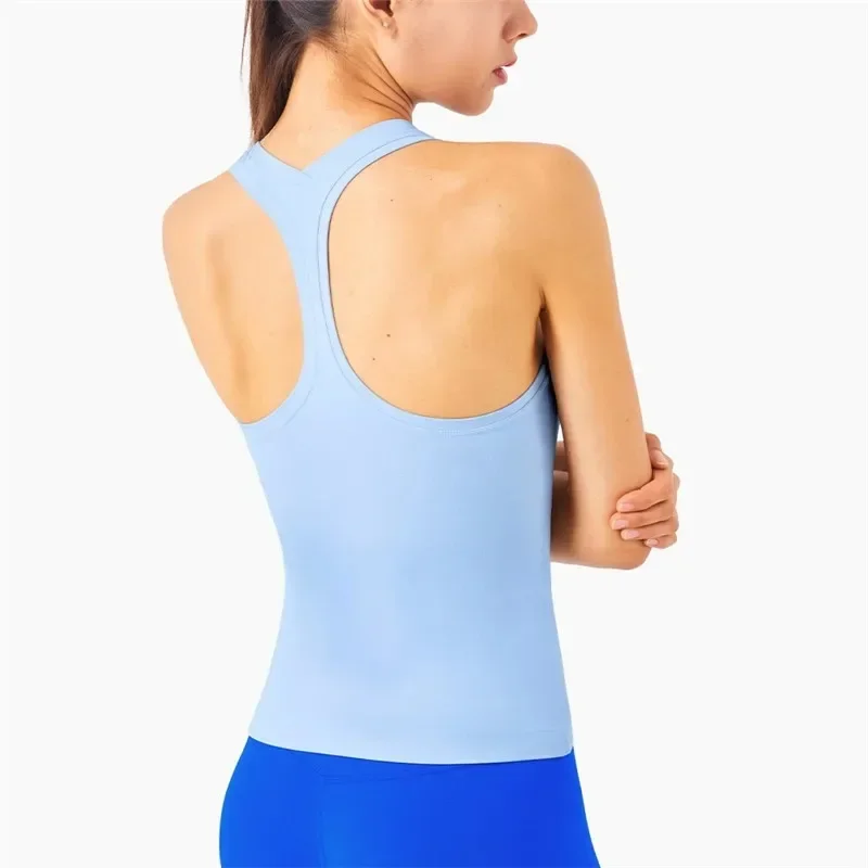 Lemon Sexy Yoga Vest Sports Bra Top Tank Women Shirt Sportswear High Elastic Breathable Moisture Wicking Running Blouse Summer