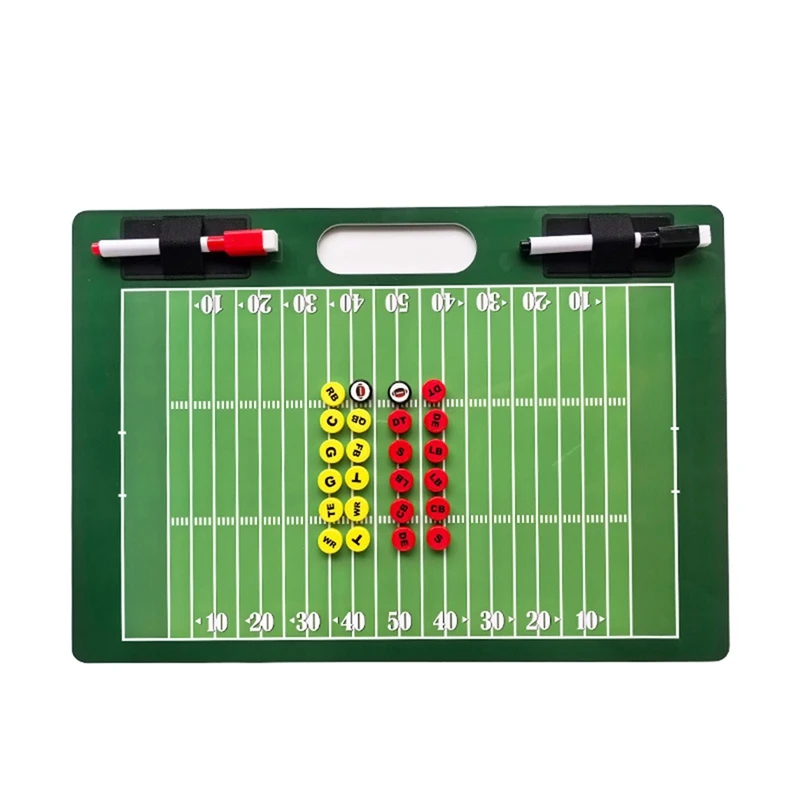

Football Coach Board Football Coach Clipboard Double Sided Coaching Board For Sport Strategizing Techniques Plays Easy To Use