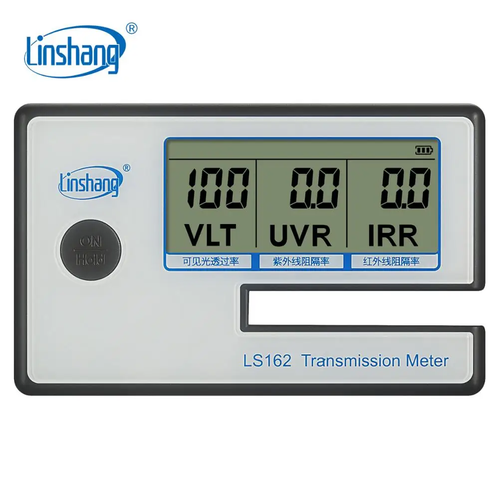 LS162 Linshang 변속기 계량기, VL투과율, UV IR 차단 차단율, 태양광 필름 유리창 틴트