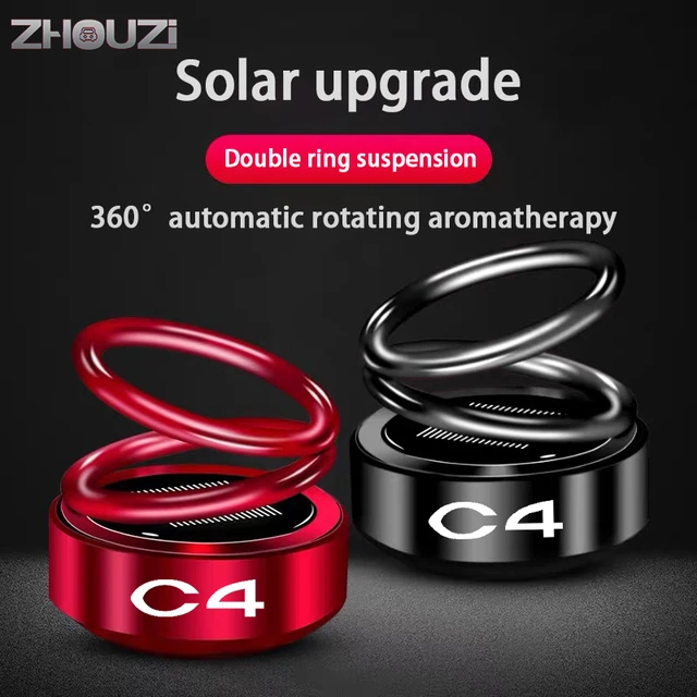 Auto Solar Double-Ring Auto-Rotating Perfume Aromatherapy Solar