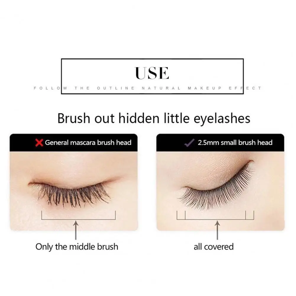 

Mascara Beauty 3D Lengthening Colorful Tail Mascara Natural No Vignetting Lash Mascara