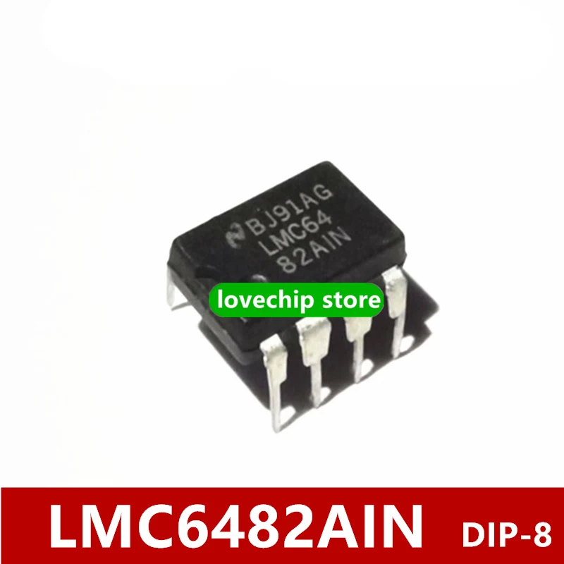 Совершенно новый оригинальный LMC6482AIN DIP-8 LMC6482IN Рабочий Усилитель LMC6482 |