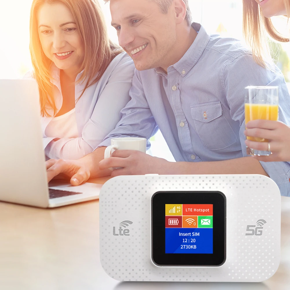 4G Lte WIFI Router Sim Card Slot Wireless Portable Router 3650mAh Mini Outdoor Hotspot Mobile WiFi Router WIFI Hotpot for Car