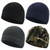 Camo Polar Fleece Caps Men Winter Warm Outdoor Sports Skiing Cycling Cap Unisex Beanie Cap Windproof Motorcycle Bike Hat Caps 2