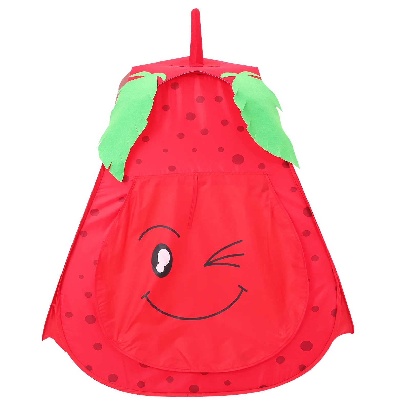 

Детская палатка с клубникой, портативная комнатная складная палатка с замком для бассейна с океанскими шарами