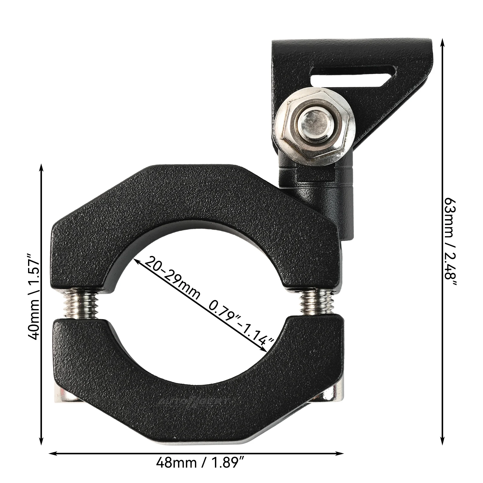 Motorcycle LED Headlight Spotlight Mount Bracket Adjustable Fog Light Auxiliary Lamp Bumper Clamps Holder Motorcycle Accessories motorcycle light bracket