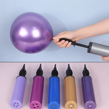 Pompe à ballons, accessoires de ballons, gonfleur de ballons, pompe à Air à poussée manuelle, outils de décoration pour mariage, saint-valentin, fête d'anniversaire 1
