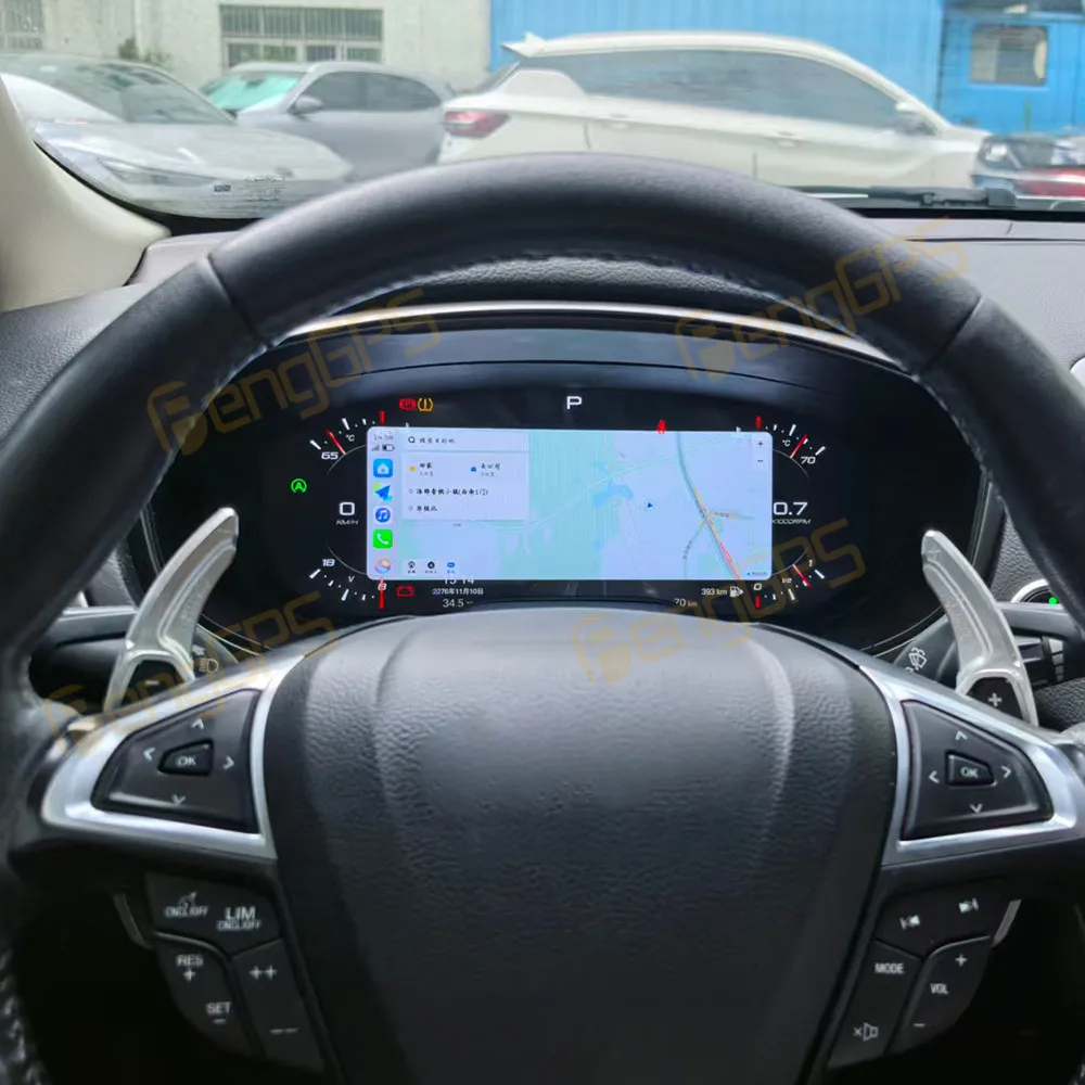 Panel de Instrumentos Digital LCD para Ford Mondeo 2013-2021, Tablero de Instrumentos, Velocímetro Multifuncional 4