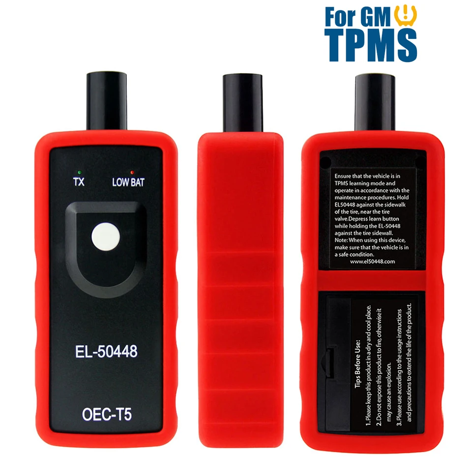 Tire Pressure Monitor Car Diagnostic Tool OBDResource Universal Car TPMS EL50448 Tire Pressure Monitoring Sensor System Relearning Tool For Ford BMW Jeep GMC Chevrolet