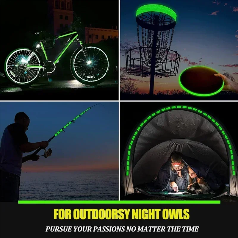 5M Waterproof Tape Self-adhesive Double Sided Tape Glow in the Dark Night Visi DIY Home Decor Adhesives Sealing Duct Nanos