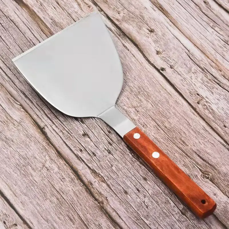 Metal Shovel Stainless Steel Griddle Hamburger Spatulas as Barbecue Turner Kitchen Accessories BBQ Grill Scraper Smash Burgers