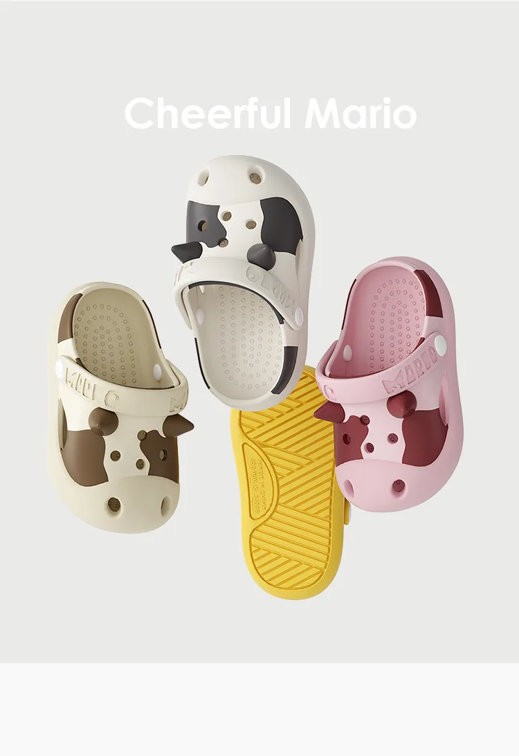 children's shoes for sale 0-7y Kids Mules & Clogs Summer Baby Boys Girls Sandals Non-slip Cows Flat Soft Sole Beach Slippers Children Garden Shoes HC26 boy sandals fashion