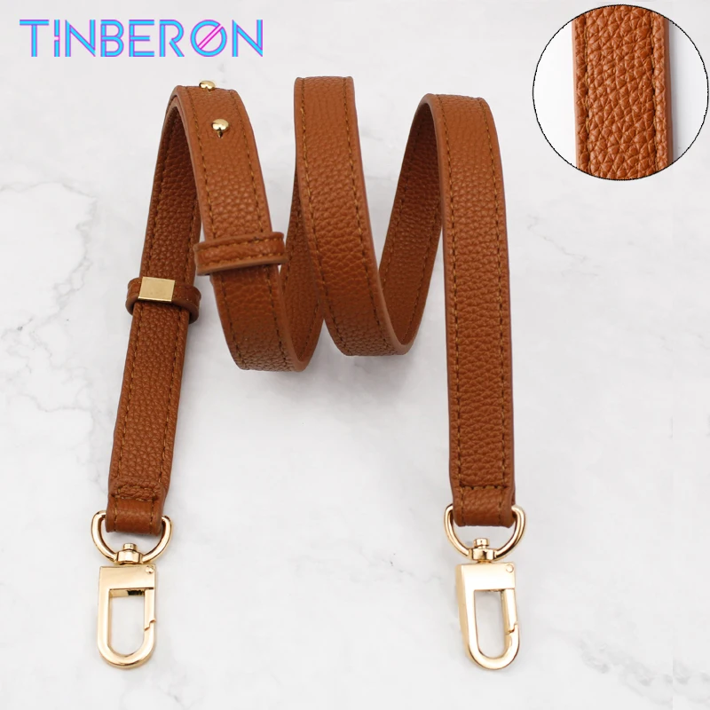 TINBERON Woman Bag Wide Shoulder Strap Replaceable Fashion Lychee Pattern Adjustable Narrow Bag Strap Handbag Parts Accessories
