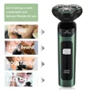 4 In 1 Rechargeable Smart Razor Waterproof Shaver Type-C charge Electric Shaver LCD Digital Display Three-head Floating Razor 4