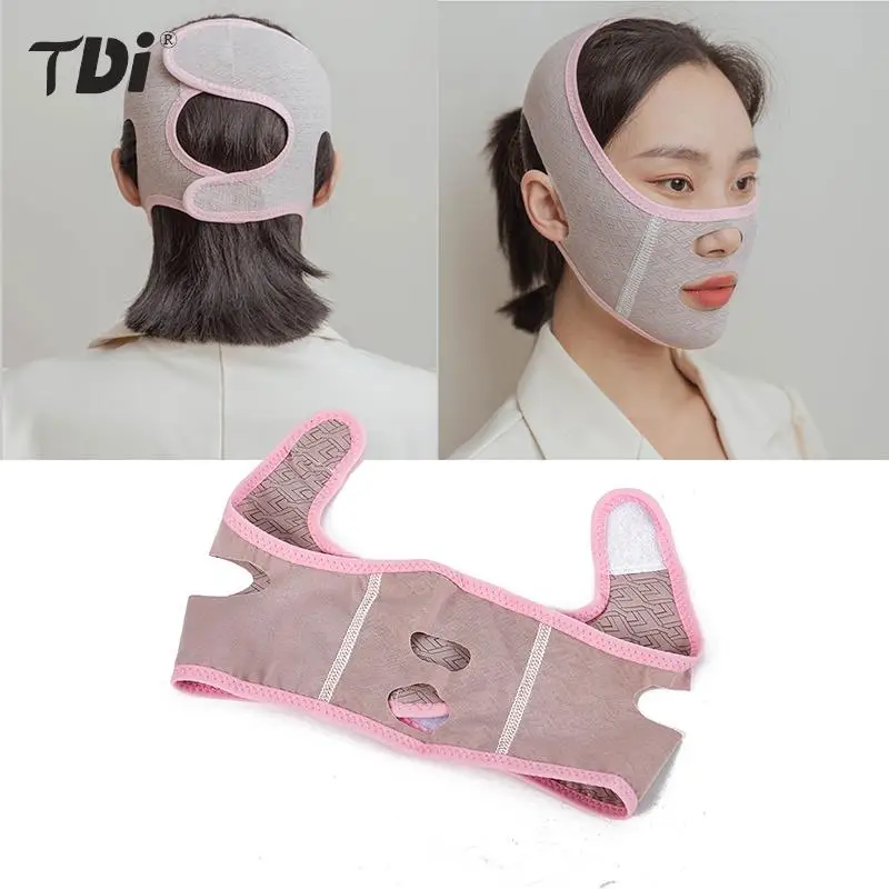 1Pc Full Face Lift Sleeping Mask 3D Riutilizzabile Traspirante Beauty Women Face-Lift Tool Rimozione Delle Rughe Fasciatura Dimagrante V Shaper