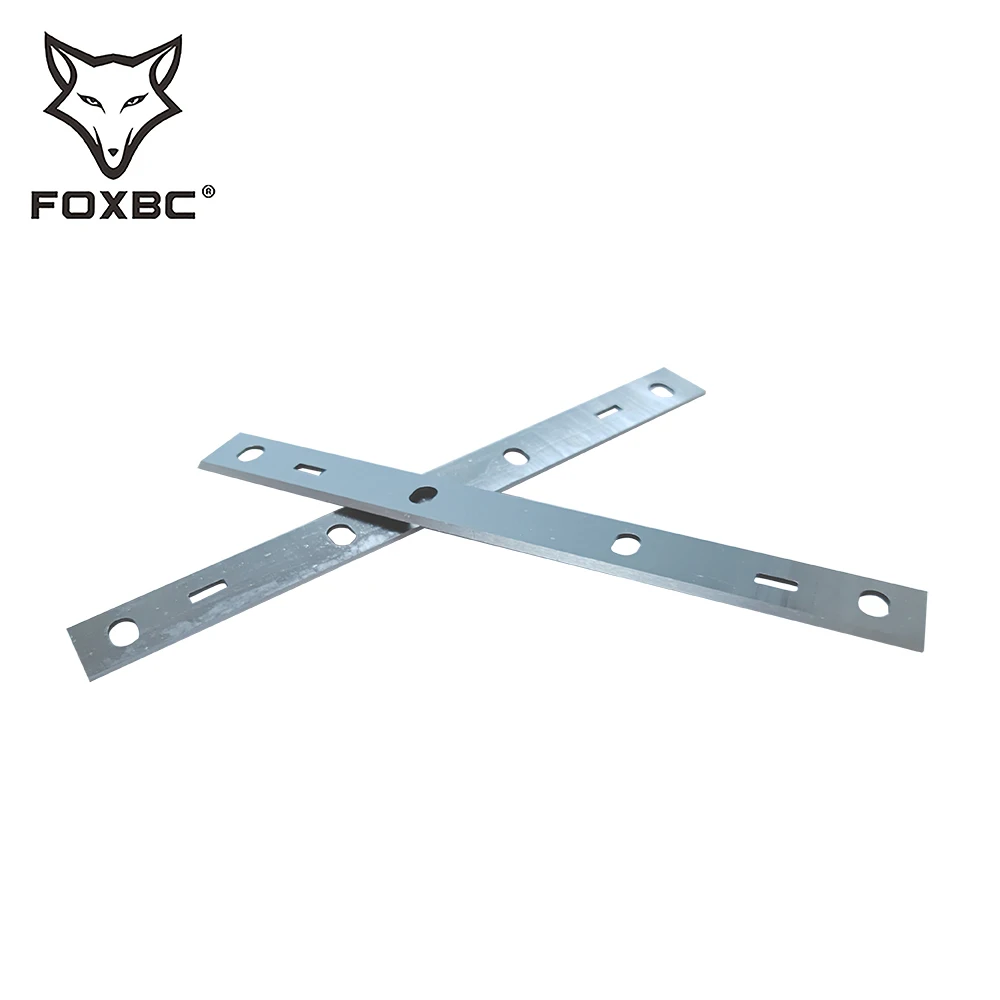 FOXBC HSS 대패 블레이드, Woodstar PT85, Kity PT8500 210mm, 8 인치 대패 나이프, 210x22x1.8mm, 2 개
