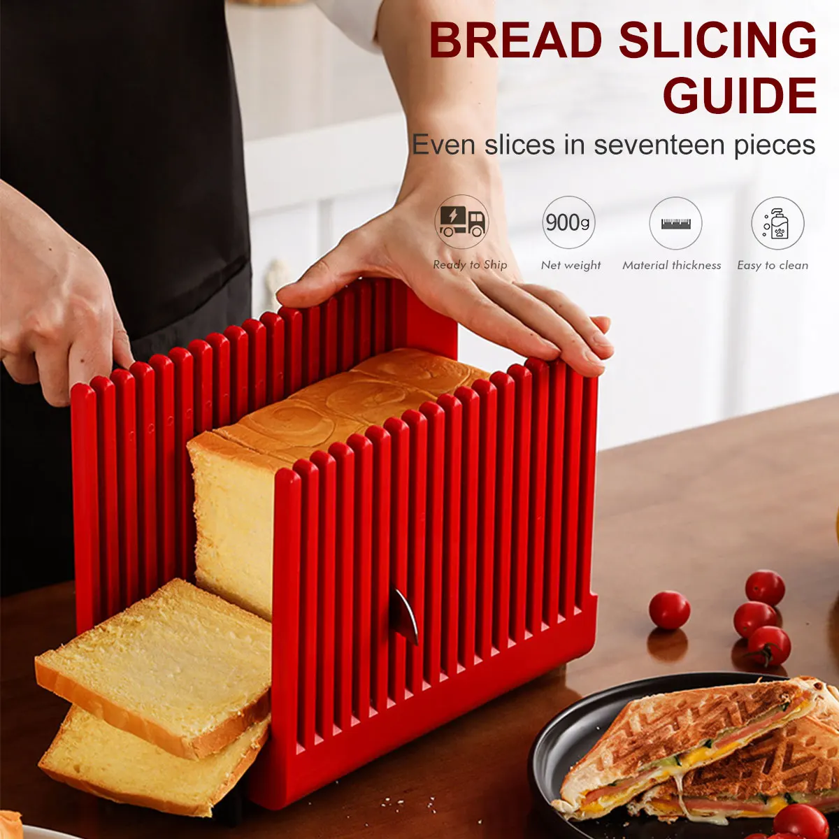 Professional Easy Cleaning Bread Slicer Hollow Bottom Multi-purpose Home Bread  Loaf Toast Cutter Slicing Cutting Guide Mold - AliExpress