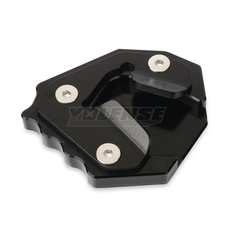 Motorcycle CNC Kickstand Foot Extension Pad & Support Plate Enlarge Stand