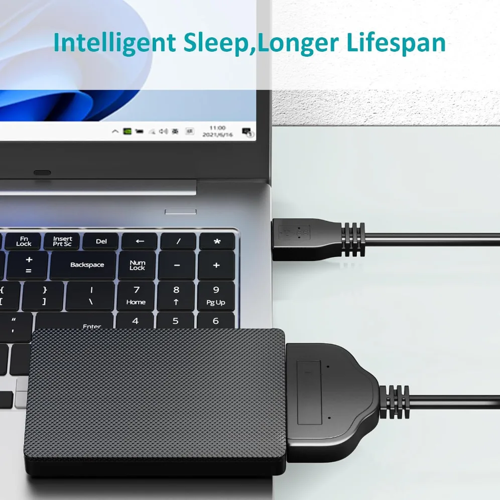 USB SATA Cable USB 3.0 To Sata Cable For 2.5 Inch External HDD SSD Hard Drive Ad