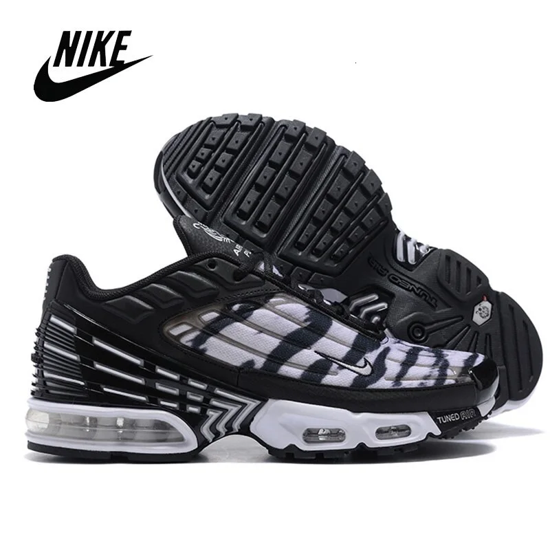 black and white nike tns
