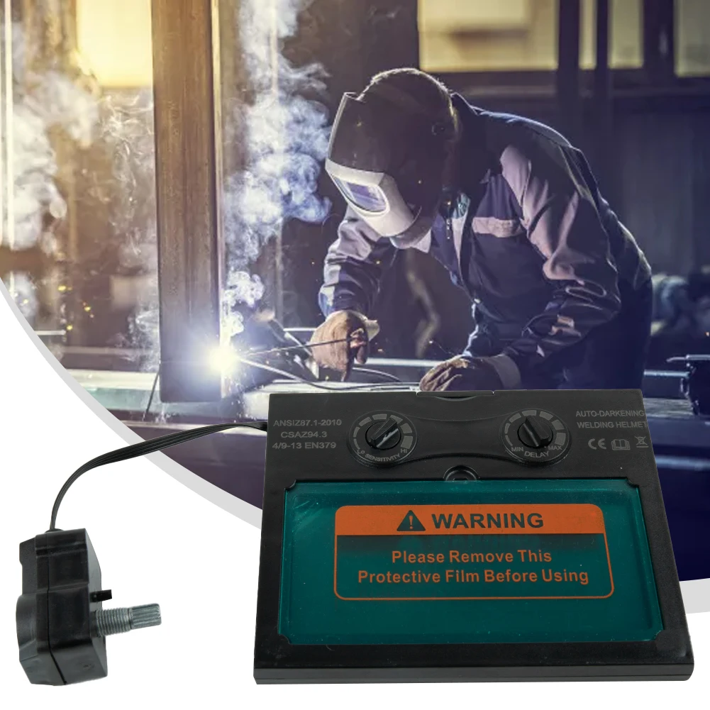 

1pc Solar Auto-Dimming Photoelectric Welding Helmet Lens WS1000A Replacement DIN16 Soldering Protective Equipment Accessories