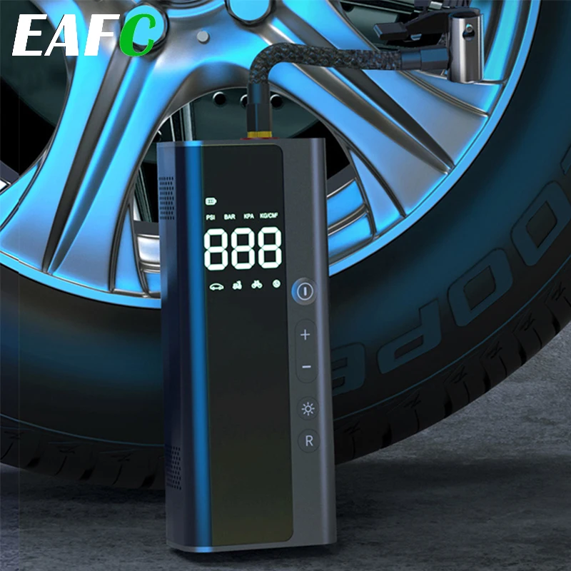 Wireless Digital Air Pump Mini Car Air Compressor 12V Tire Inflator LED Digital Display Air Pump
