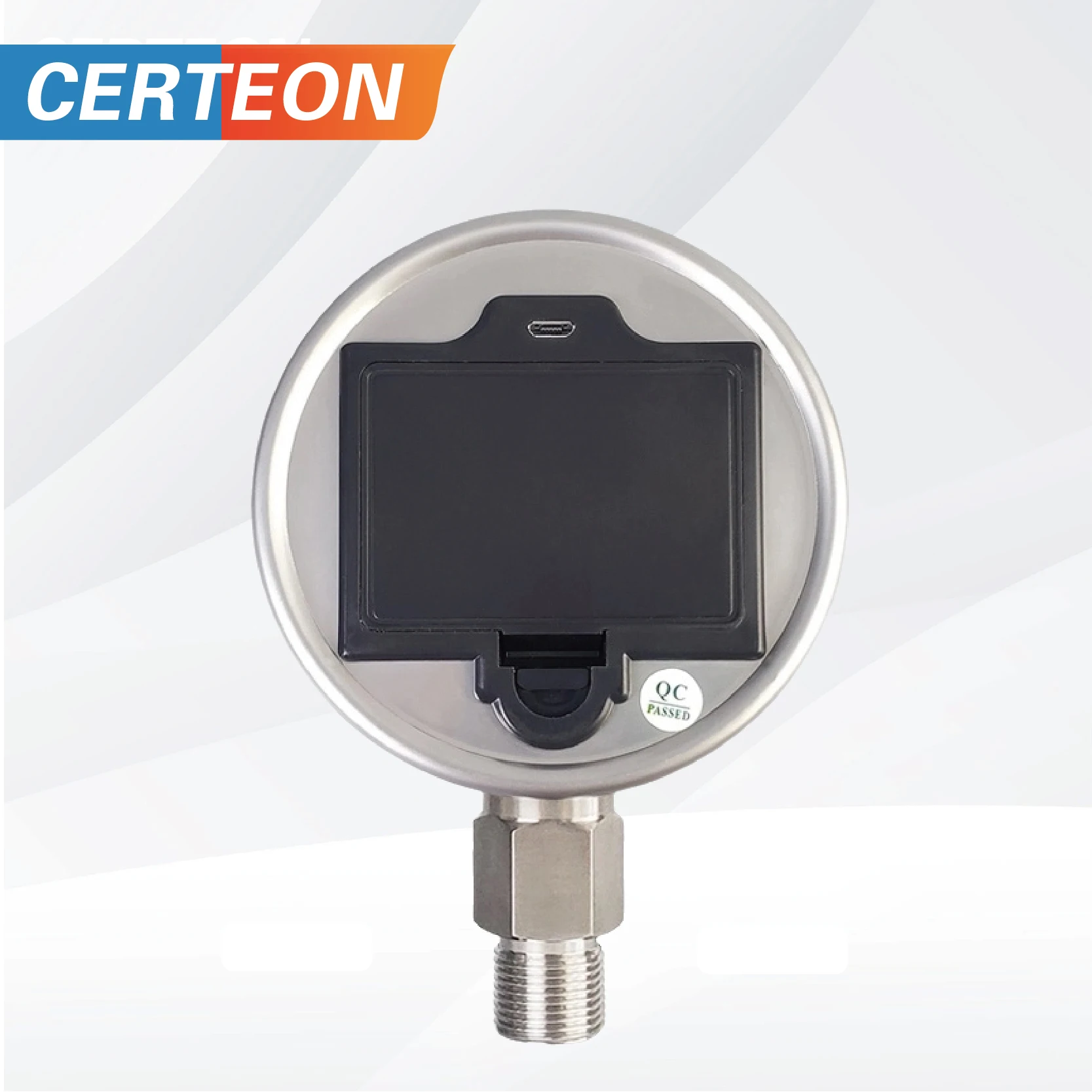 MD-S200 디지털 압력계 LCD 배터리 전원 고정밀 공기 물 오일 압력 측정 산업용 압력 게이지 G1/4 NPT1/2 M20x1.5
