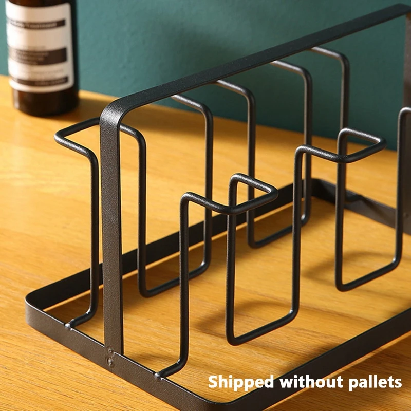 6 Glass Cups Stand Holder Drying Shelf Kitchen Water Cup Rack Home Hanging Drainer Storage Rack Accessories