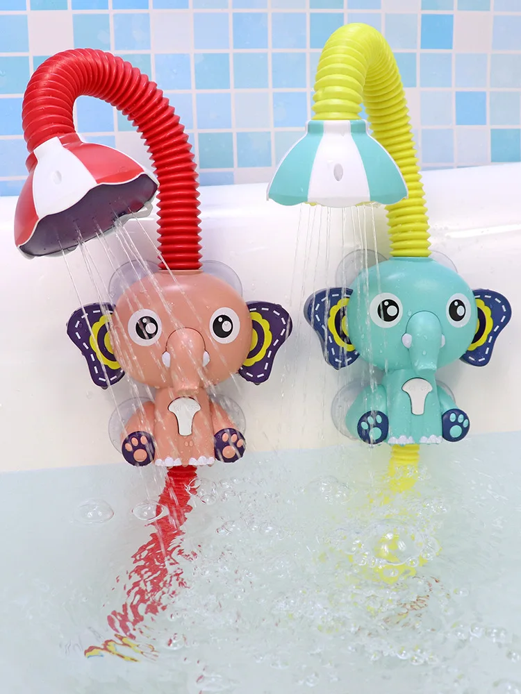 

Hot Sale Of Children'S Shower Electric Elephant Shower Baby'S Bathroom Shower Water Spray Toys