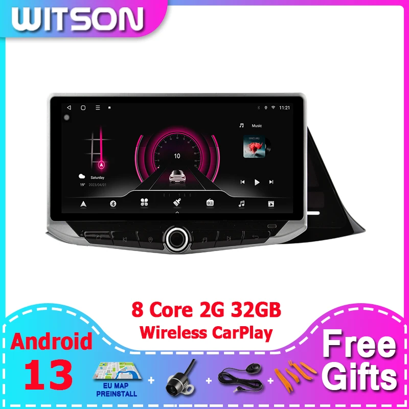 

WITSON 10.88" Android 13 Multimedia Player For Toyota C-hr Chr 2016 2017 2021 Multimedia Stereo GPS CarPlay Player Car Radio