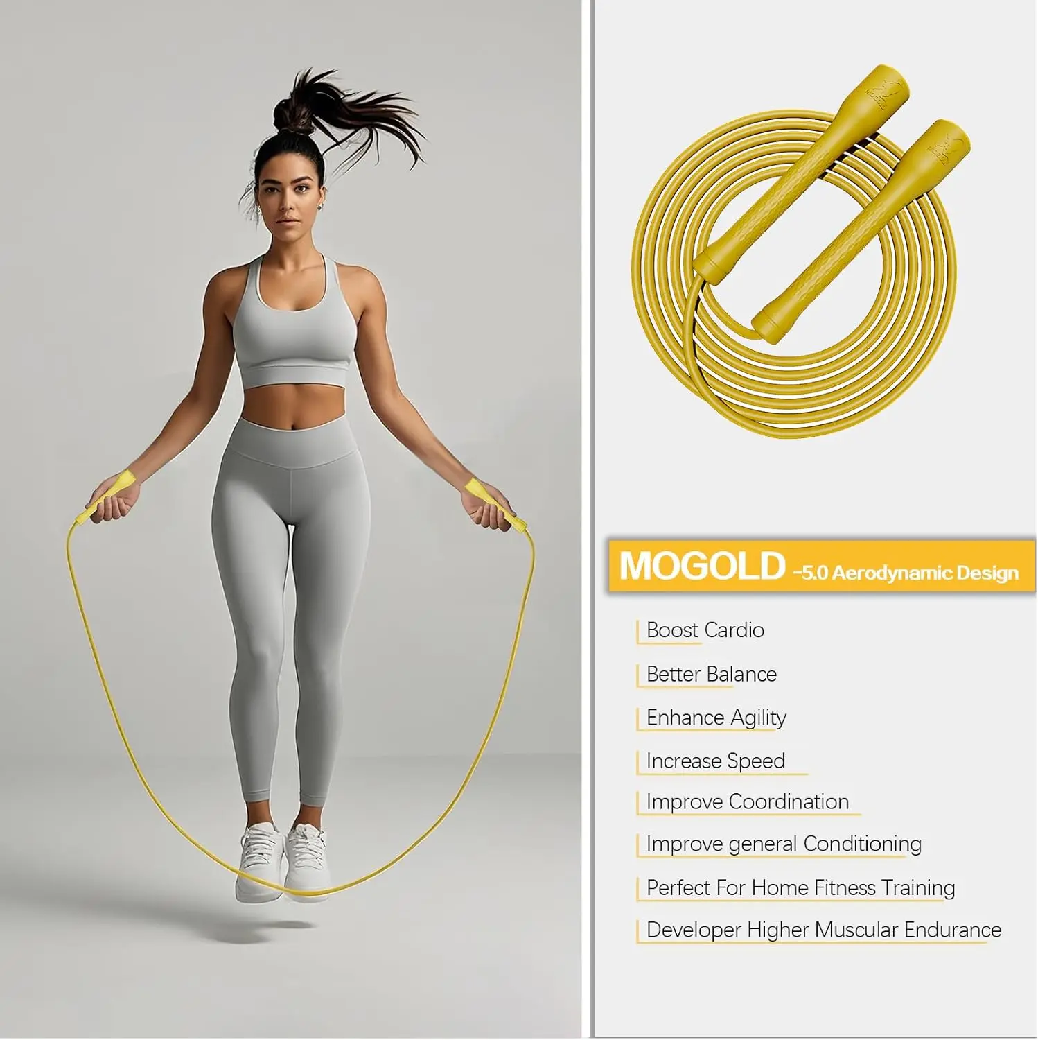 Adjustable PVC Fitness Jump Rope 3