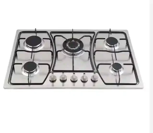 Gas Stove Cooktop High Quality LPG/NG Gas Cooktop Dual Fuel 5 Burners Gas Stove 5