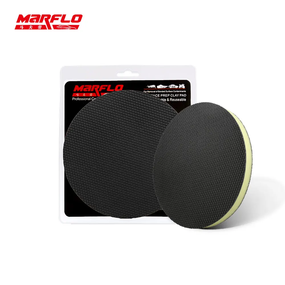 160mm Car Wash Mud Magic Clay Bar Pad Car Clean Sponges Paint Care Detailing Auto Polishing Pad Marflo Waxing Applicator