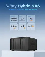 TERRAMASTER F6-424 NAS Storage 6bay - N95 Quad Core CPU, 8GB DDR5 RAM, 2.5GbE Port X2, Network Attached Storage (Diskless)) - Image 2