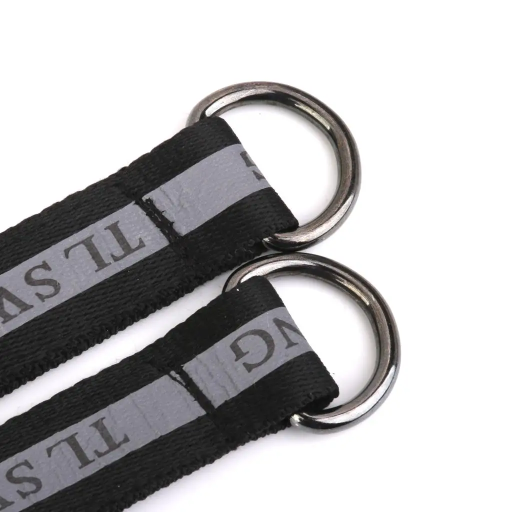 [Set of 2] Tree Swing Nylon Hanging Hammock Straps 5 FT 660 lbs Carabiner 5
