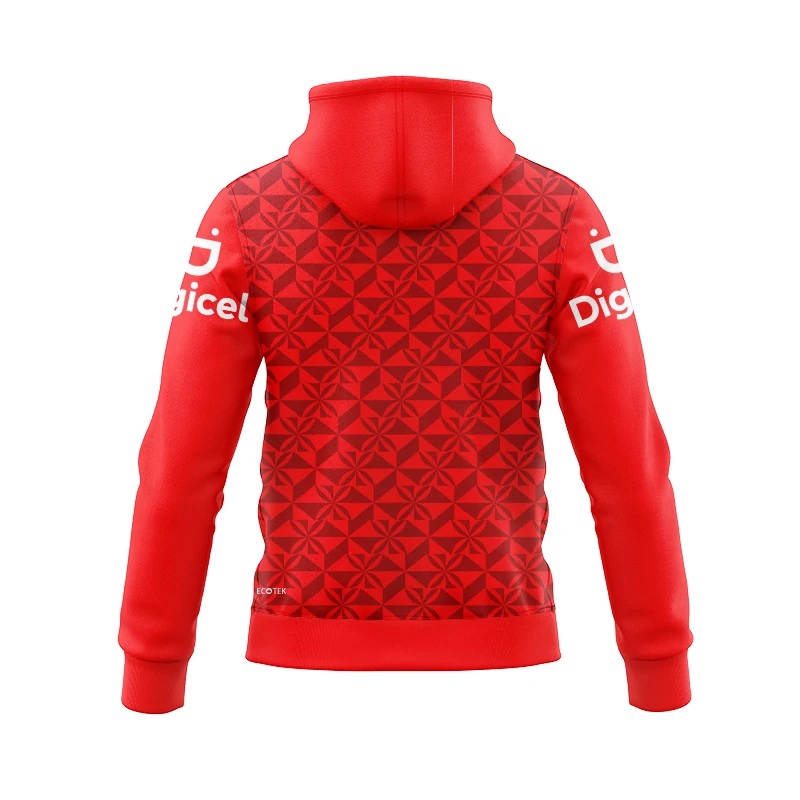 Zip Hoodie Tonga Rugby League Mate Ma'a Home Jersey S-5XL