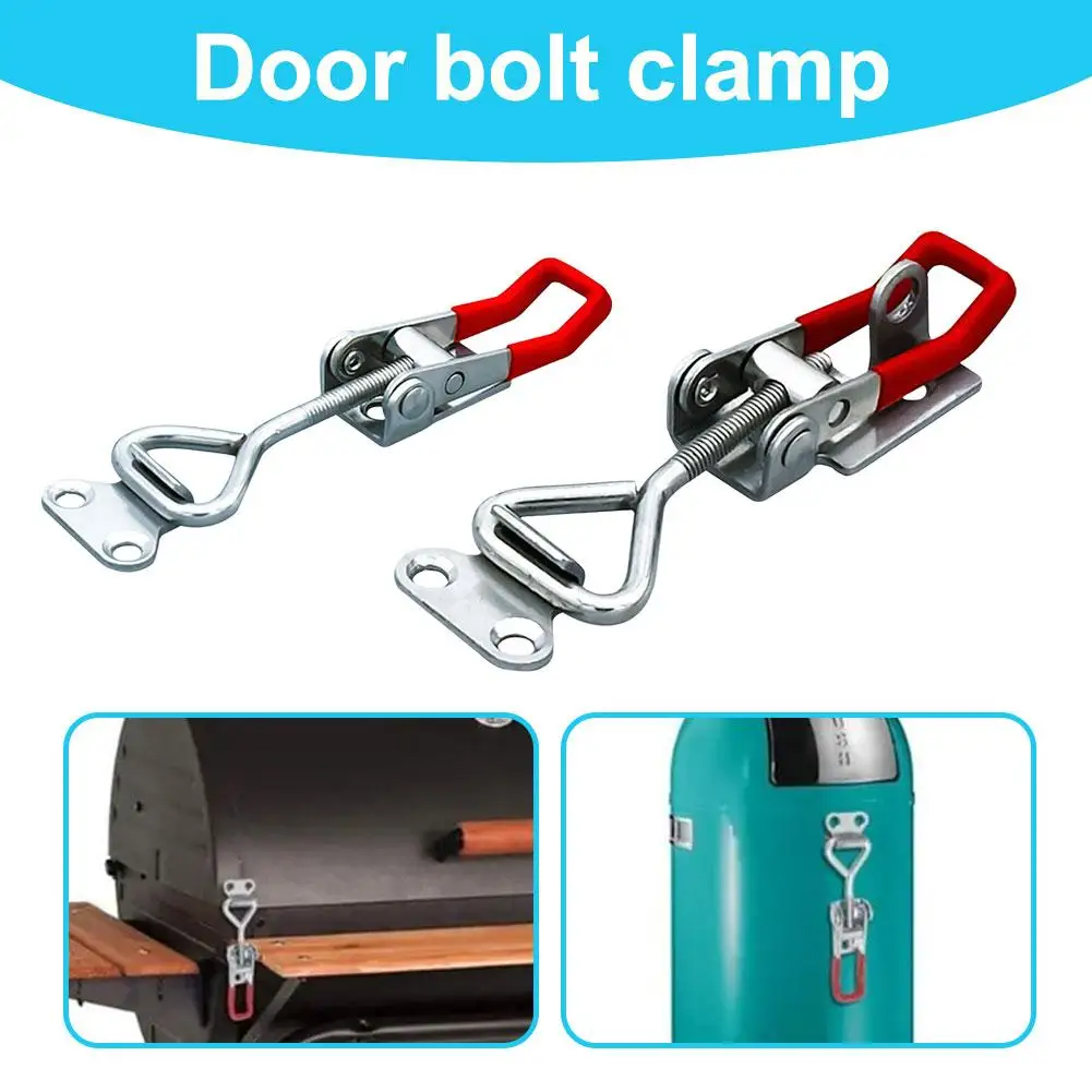304 Stainless Steel Bolt Type Quick Clamp Latch Latch Clamp Adjustable Strap 4001 4002 4003