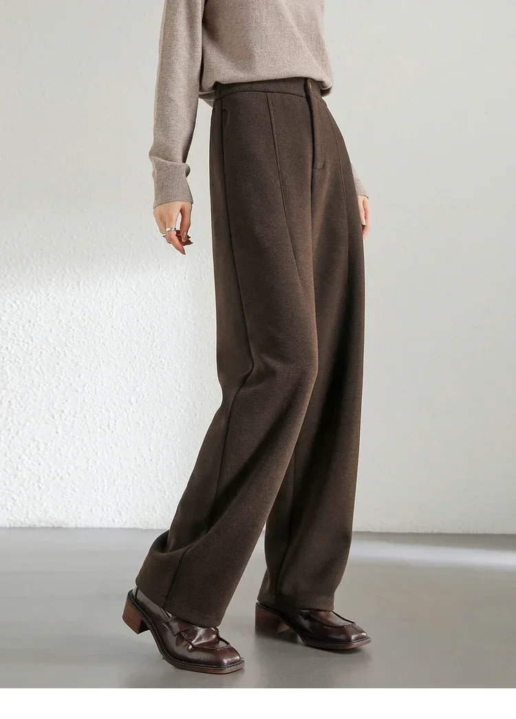 専用duduvava様POSTELEGANT/ Wool Twill Easy POSTELEGANT / Wool Twill Extra Wide Trousers (Greyish Sage