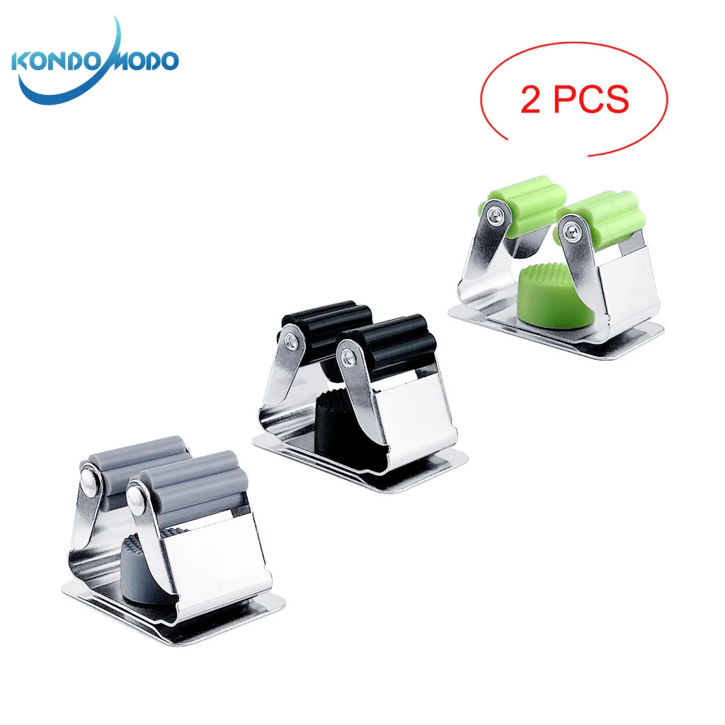 

2PCS SS 304 Fishing Tackle Fishing Rod Clips Club Positioning Clamps Holder Fixing Rack Wall Mount Rod Rack Storage Accessories