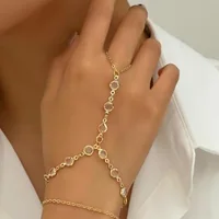 Fashion Multilayer Crystal Finger Bracelet