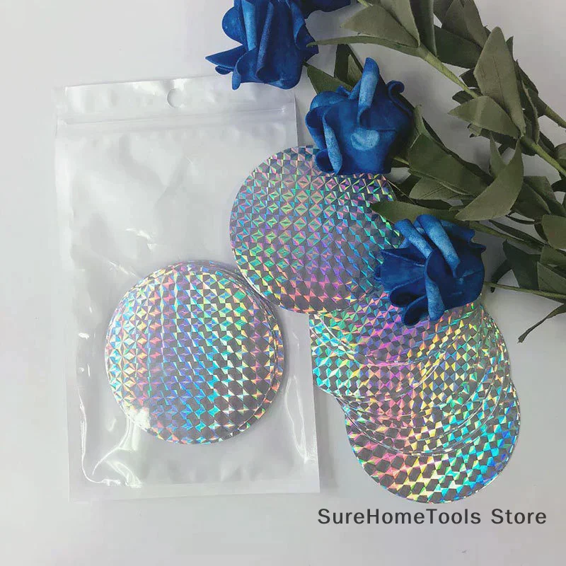 20pcs Bird Repellent Tape Reflective Anti Bird Scare Eflective Stick Tape Pigeon