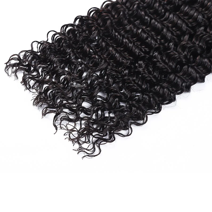 Micro Braiding Hair Bulk Deep Wave Malaysian Human Hair Bulk No