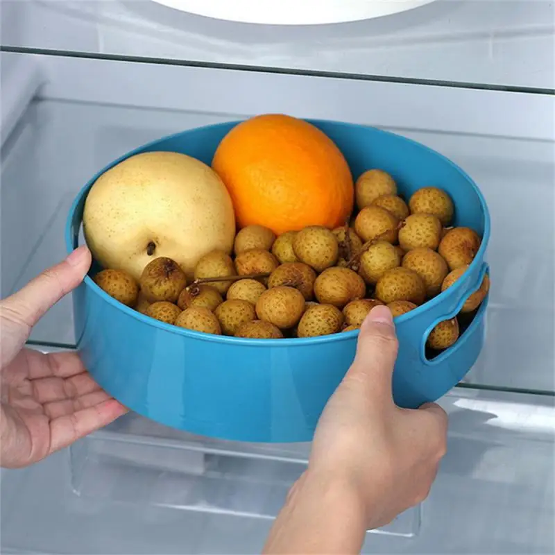 360 Degree Rotating Cabinet Organizer Kitchen Bathroom Cosmetic Turntable Storage Tray Non-Slip Spice Round Rack Plate 5