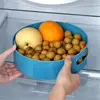 360 Degree Rotating Cabinet Organizer Kitchen Bathroom Cosmetic Turntable Storage Tray Non-Slip Spice Round Rack Plate 5
