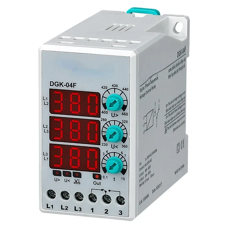 

DGK-04F Digital Protective Relay Control Controller Voltage Regulator Relays