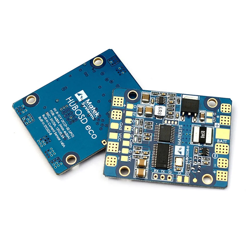 Блок питания Matek HUBOSD Eco H-типа HUB OSD PDB Датчик тока W/ BEC 5 В/12 В для FPV квадрокоптера |